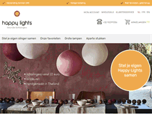 Tablet Screenshot of happylights.be
